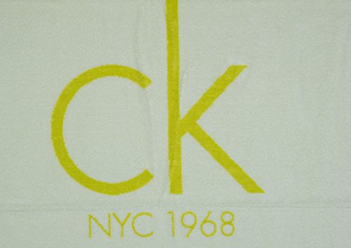 Calvin Klein Toalla de mar Playa Piscina SPA cm. 170x95 Esponja CK Articulo KU0KU00006 Towel City