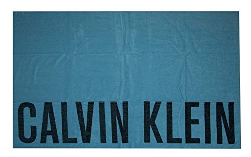 Calvin Klein - Toalla de playa, azul, 170 x 90