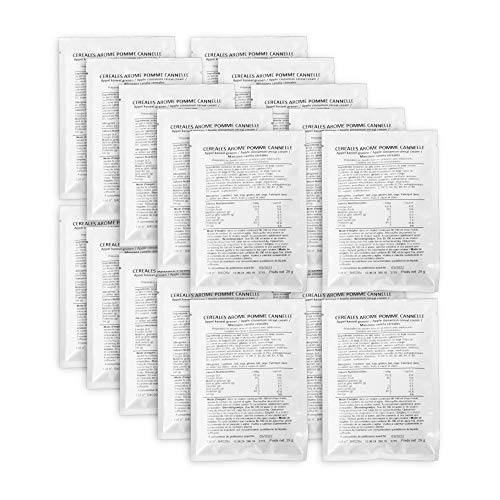 CALYFORM Crema Proteica para Adelgazar Rápido (En Sobres) Crema Proteínas Saciantes para Perder Peso | Preparados Proteína en Polvo Comida Dieta Proteica, Sabor CEREALES, MANZANA Y CANELA 20 Sobres