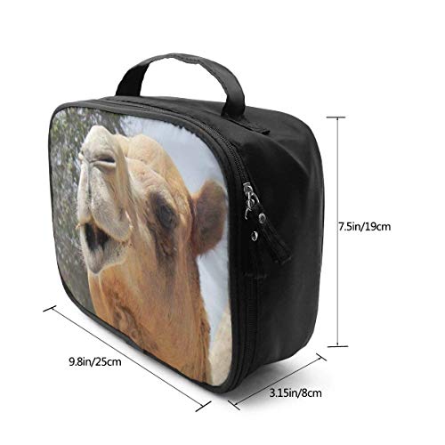 Camel Head - Bolsa de maquillaje portátil para exteriores, diseño de camello Oasis