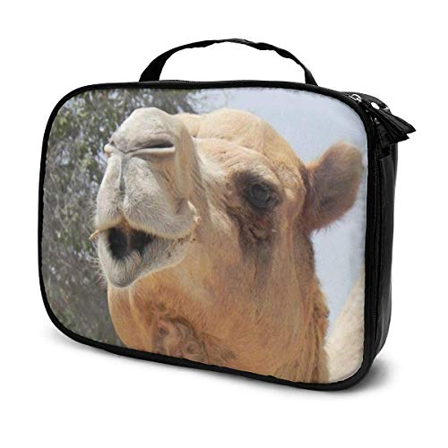 Camel Head - Bolsa de maquillaje portátil para exteriores, diseño de camello Oasis