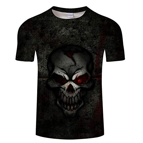 Camiseta de impresión en 3D   de la Camiseta   de los Hombres Camisetas de la Moda Corto con Capucha Camiseta de los Hombres Camiseta del Collar Tops Asianxxl Txkh3366