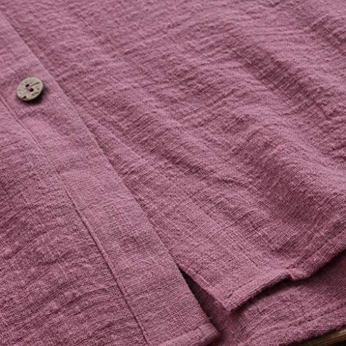 Camiseta de Mujer,Verano Moda Tallas Grandes Color sólido Manga Corta Blusa Camisa Cuello Redondo Basica Camiseta Suelto Tops Casual Fiesta T-Shirt Original tee vpass