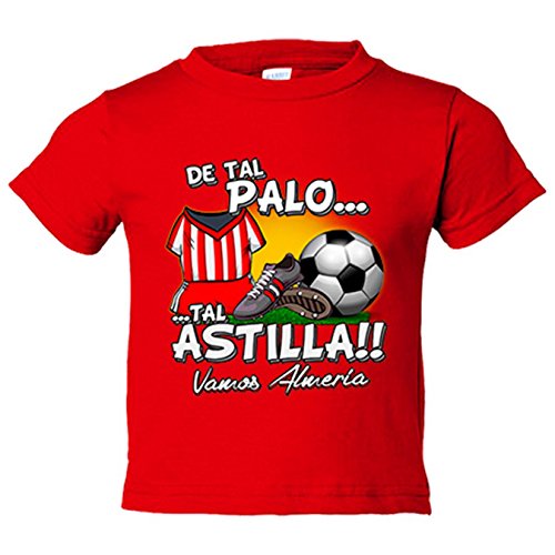 Camiseta niño De tal palo tal astilla Almería fútbol - Rojo, 5-6 años
