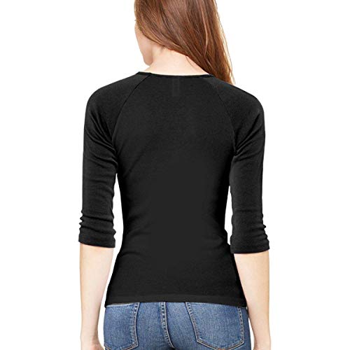 Camisetas de Manga 3/4 para Mujer,Camisa otoño Mujer Playboi Carti Woman'S Raglan 3/4 Sleeved Round Neck Baseball Shirt Casual Novelty Outdoor Tees