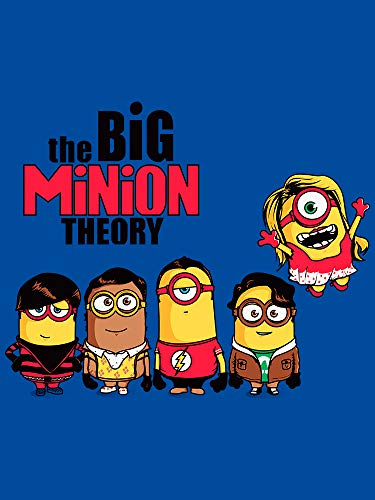 Camisetas La Colmena 208-The Big Minion Theory (Donnie) Royal S