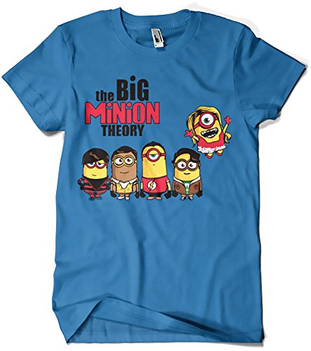 Camisetas La Colmena 208-The Big Minion Theory (Donnie) Royal S