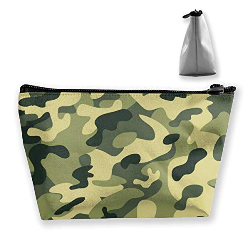 Camuflaje camuflaje camuflaje trapecio maquillaje cosmético bolsa bolsa bolsa para mujer bolso