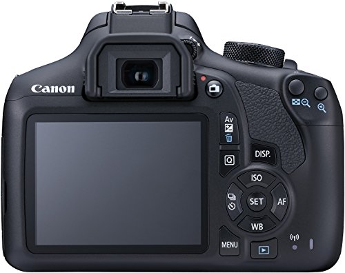 Canon EOS 1300D - Cámara réflex de 18 Mp (pantalla de 3", Full HD, 18-55 mm, f/1.5-5.6, NFC, WiFi), color negro - Kit con objetivo EF-S 18-55 mm f/3.5-5.6 IS II (versión importada)