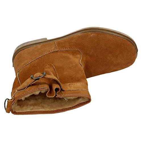 CANOS 067 Botas Piel Hebilla Hombre Calzado Trabajo Tostado 46