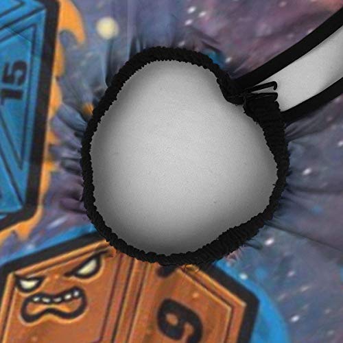 Capa de corte de pelo Rainbow D20 Dice Set in Space Corte de pelo Delantal de salón Capa de corte de pelo para adultos Champú para el cabello Capas de peluquería 55 X 66 in
