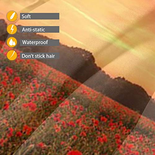 Capa de peluquería para niños de corte de pelo, impermeable, unisex, capa de peluquería – Polo Nebo Solntse Oblaka Luchi Peizazh Zakat Tsvety Prirod