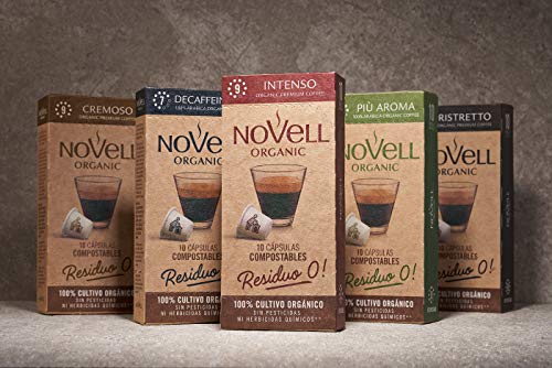 Cápsulas Compostables con café Ecológico - Decaffeinato - 10u