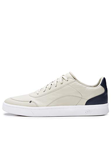 CARE OF by PUMA Zapatillas bajas en cuero para hombre, Beige, 44.5 EU