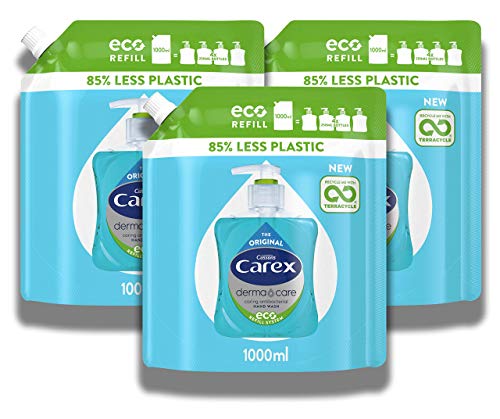 Carex Original - Recambio para lavado de manos, 3 unidades x 1l