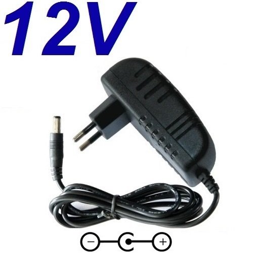 CARGADOR ESP ® Cargador Corriente 12V Compatible con Reemplazo Reproductor DVD Televisor TV TDT I-Joy I-Display 9109 Recambio Replacement