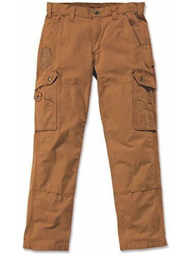 Carhartt - Pantalón para hombre, de tela ripstop de algodón, corte informal Dark Coffee 38W x 32L