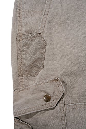 Carhartt - Pantalón para hombre, de tela ripstop de algodón, corte informal Deserto 28W x 32L