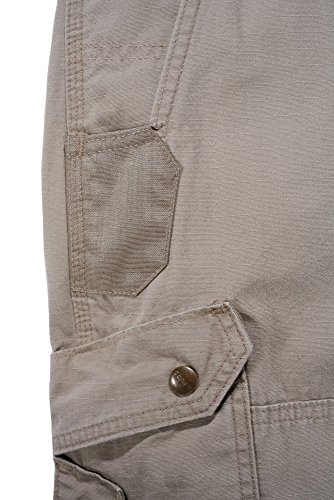 Carhartt - Pantalón para hombre, de tela ripstop de algodón, corte informal Deserto 28W x 32L