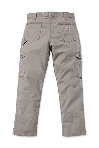 Carhartt - Pantalón para hombre, de tela ripstop de algodón, corte informal Deserto 28W x 32L