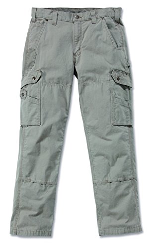 Carhartt - Pantalón para hombre, de tela ripstop de algodón, corte informal Deserto 28W x 32L