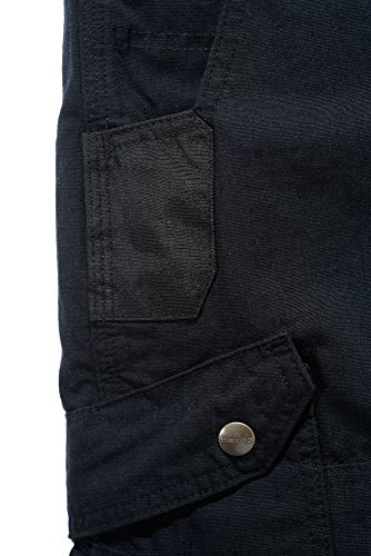 Carhartt - Pantalón para hombre, de tela ripstop de algodón, corte informal Negro 30/34