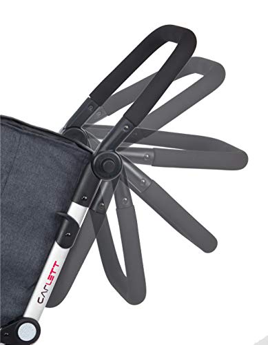 Carlett Carro DE LA Compra Lett 470, Gran Capacidad, Nueva Coleccion 2019-2020, Negro