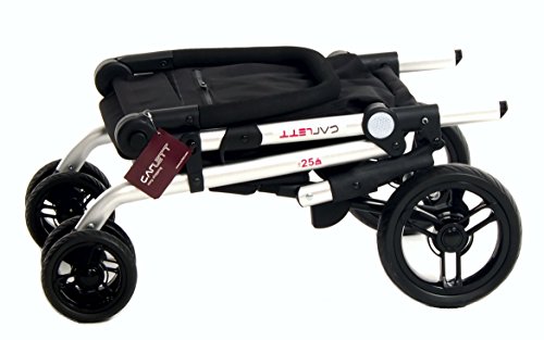 Carlett Lett 450 Carro de Compras, Aluminio, Negro, 62 x 19 x 29 cm