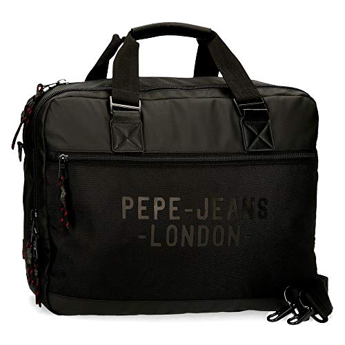 Carterón Portaordenador Pepe Jeans Bromley Negro
