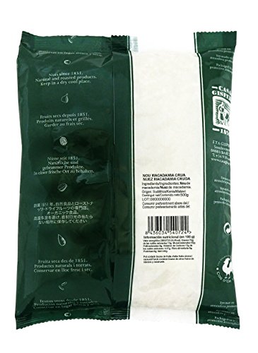 Casa Gispert Nuez de Macadamia Cruda Frutos Secos - 500 gr