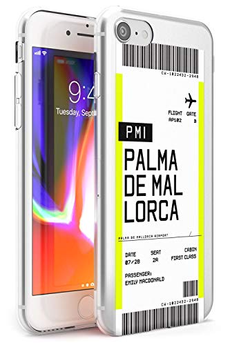 Case Warehouse embarque Personalizada Pass: Palma De Mallorca Slim Funda para iPhone 7/8 / SE TPU Protector Ligero Phone Protectora con Personalizado Viajero