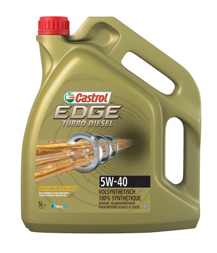 Castrol EDGE Turbo Diesel Aceite de Motores 5W-40 5L (Sello holandés y francés)