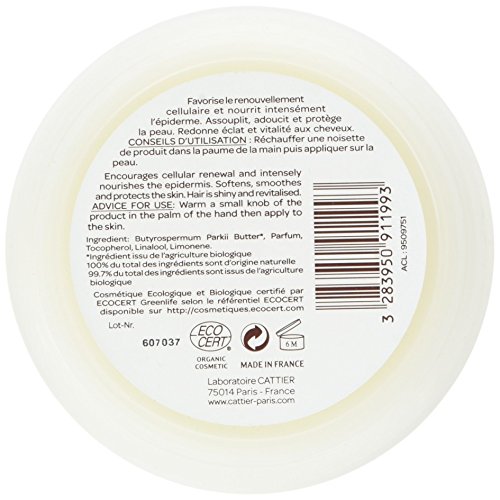 Cattier manteca de karité perfume Fleur des Iles, 100 g