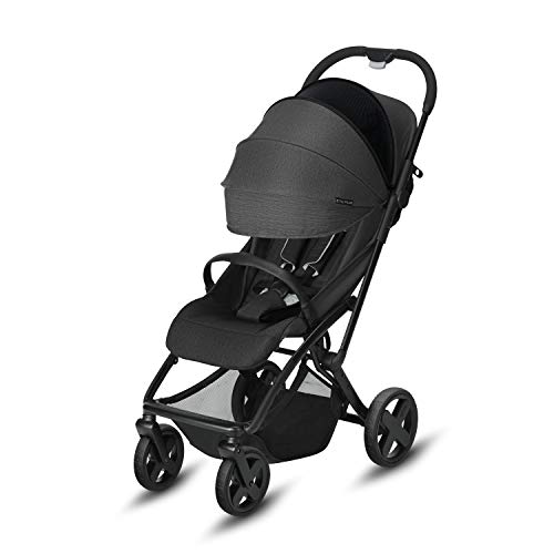 CBX Etu Plus - Silla de paseo, incluye plástico para lluvia, desde el nacimiento hasta los 15 kg, Smoky Anthracite