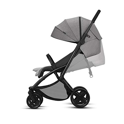 CBX Etu Plus - Silla de paseo, incluye plástico para lluvia, desde el nacimiento hasta los 15 kg, Smoky Anthracite