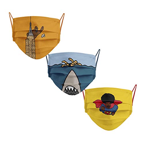 Cencibel Smart Casual Mascarillas Infantiles Reutilizables Homologadas Películas Callate La Boca Pack de 3