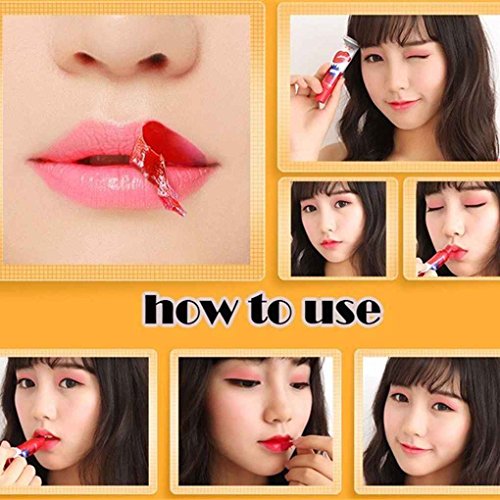 censhaorme Waterproof Lady Peel-Off Gloss Makeup Lipstick Líquido de Larga duración Lip
