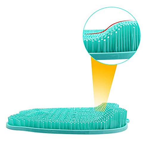 Cepillo de pie de silicona Scrubber Masajeador Cepillo de pie de ducha Limpieza profunda Exfoliar Spa Aumenta la circulación