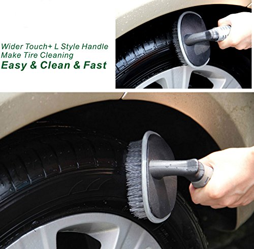 Cepillo universal para limpieza de neumáticos y ruedas de alta calidad, con mayor adaptabilidad