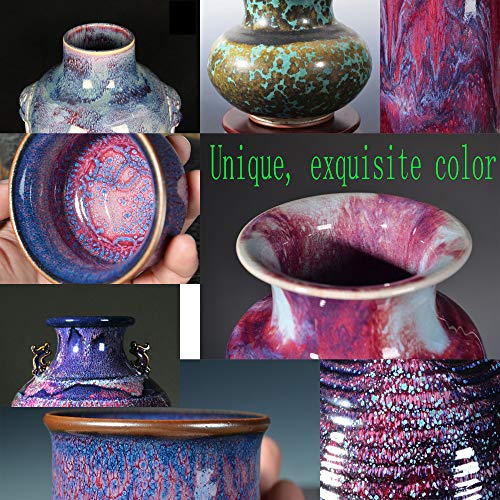 Cerámica China, cerámica de junyao, Regalos del Negocio, Mejores Colecciones y Obras de Arte, Ornamentos de la Sala de Estar, Muchas Obras de Arte 23 * 23cm