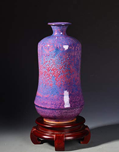 Cerámica China, cerámica de junyao, Regalos del Negocio, Mejores Colecciones y Obras de Arte, Ornamentos de la Sala de Estar, Muchas Obras de Arte 26 * 15cm