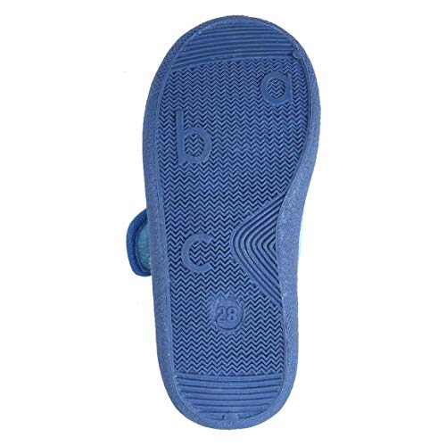CERDÁ LIFE'S LITTLE MOMENTS 2300004561_T024-C56 Zapatillas de Casa Cerradas de Baby Shark - Licencia Oficial Nickelodeon, Azul, 24 para Niños