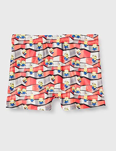 CERDÁ LIFE'S LITTLE MOMENTS Boxers Bañador Natacion Niño de Los Minions-Stuart, Kevin y Bob-Licencia Oficial, Rojo, 12 Años para Niños