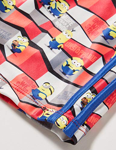 CERDÁ LIFE'S LITTLE MOMENTS Boxers Bañador Natacion Niño de Los Minions-Stuart, Kevin y Bob-Licencia Oficial, Rojo, 12 Años para Niños