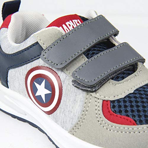 CERDÁ LIFE'S LITTLE MOMENTS Cerdá-Zapatilla con Luces Avengers de Color Gris, Niños, Rojo, 29 EU