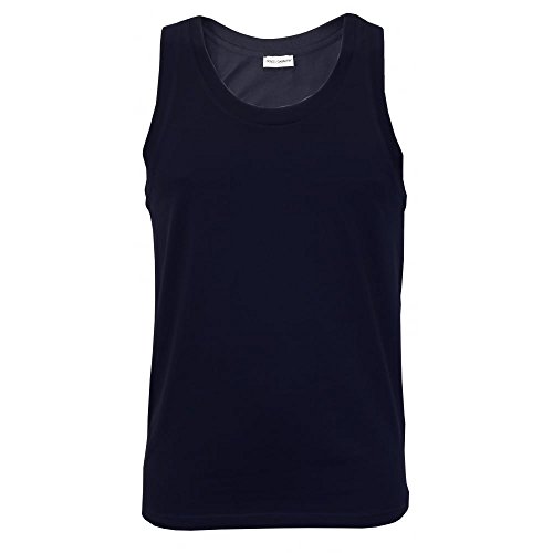 Chalecos De La Canotta De Bi-Pack 2-Pack Día A Día Hombres, Marina De Guerra Grande