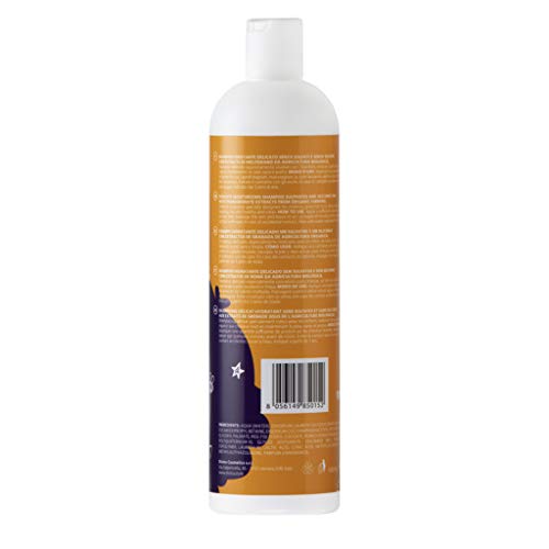 Champú hidratante Baby Curly para niños con pelo afro y rizado con extractos de granada (500 ml)