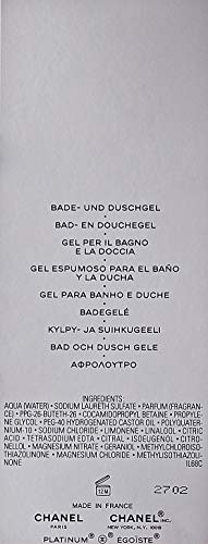 Chanel Egoiste Platinum Gel De Ducha 150 ml