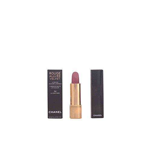 CHANEL Rouge Allure Velvet barra de labios Violeta Mate 3,5 g - Barras de labios (Violeta, La Raffinee, 1 Colores, Mujeres, Mate, 3,5 g)