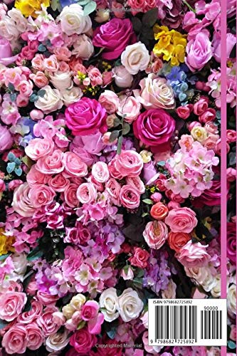 Chanel’s Girly Notebook: Blank Writing Notebook with Personalized Pink Floral Cover for Chanel (120 lined pages | 6 x 9 inches | 22.86 x 15.24 cm)